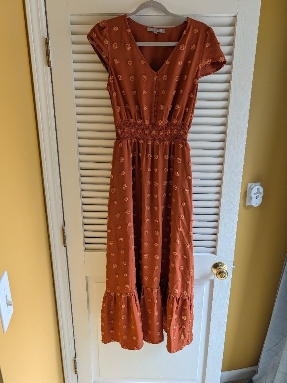 Beautiful autumn dress by Daniel Rainn